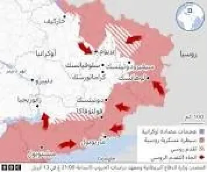 روسيا تسيطر على نحو 85 في المئة من دونيتسك
