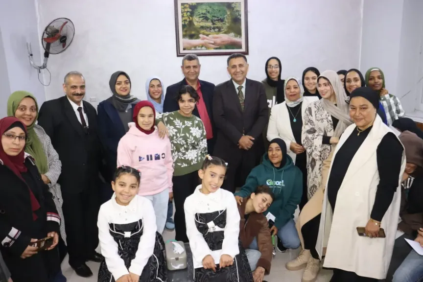 في لفتة إنسانية مؤثرة.. محافظ القليوبية يشارك فتيات مؤسسة البنات إفطار عيد الفطر