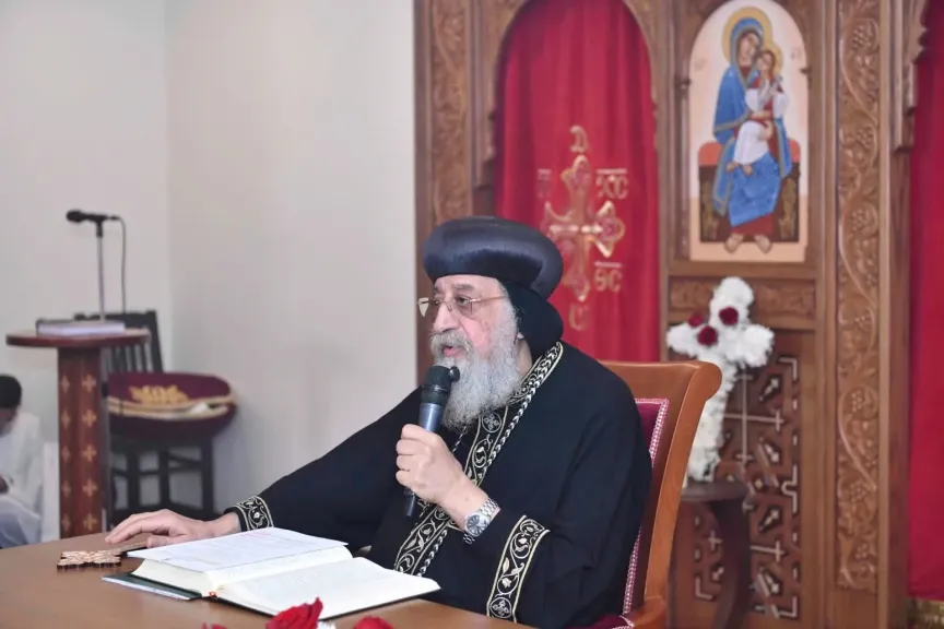 البابا تواضروس الثاني يهنئ أبناء الكنيسة بعيد الصليب المقدس