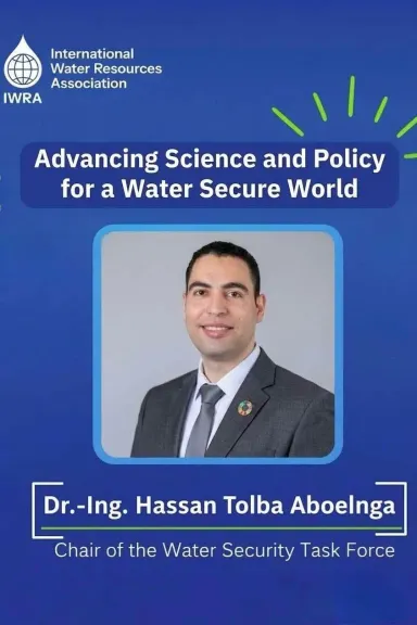 جامعة المنصورة: كلية الهندسة تعلن اختيار أحد خريجيها رئيسًا لمجموعة عمل الأمن المائي بالمنظمة الدولية للموارد المائية