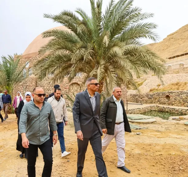 محافظ جنوب سيناء يقرر وضع خطة لرفع كفاءة فندق مجدولينا وحمام موسى