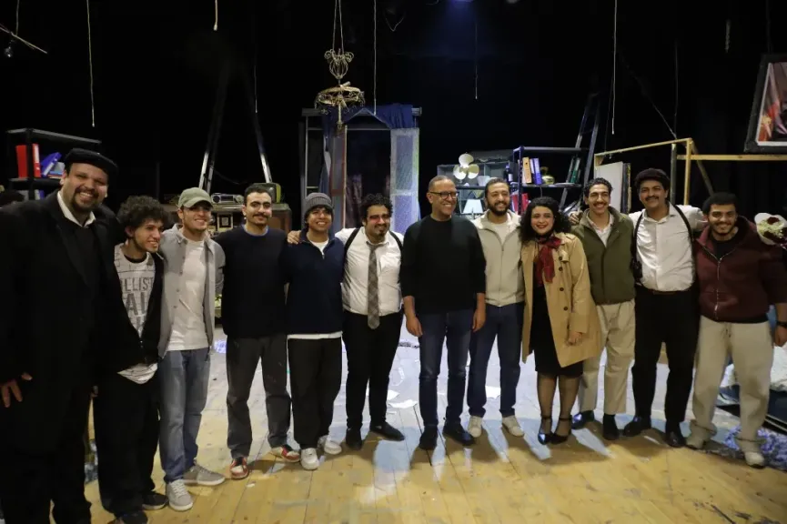 بالصور.. «أشرف عبد الباقي» يشهد على موت فوضوي صدفة في المسرح العالمي بالقاهرة