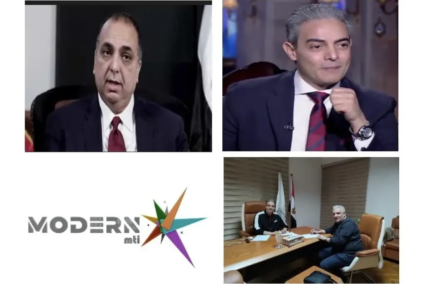 نقيب الإعلاميين يلتقي وليد حسني المدير التنفيذي لقناة مودرن MTI لتقنين أوضاع العاملين بها قبل انطلاقها