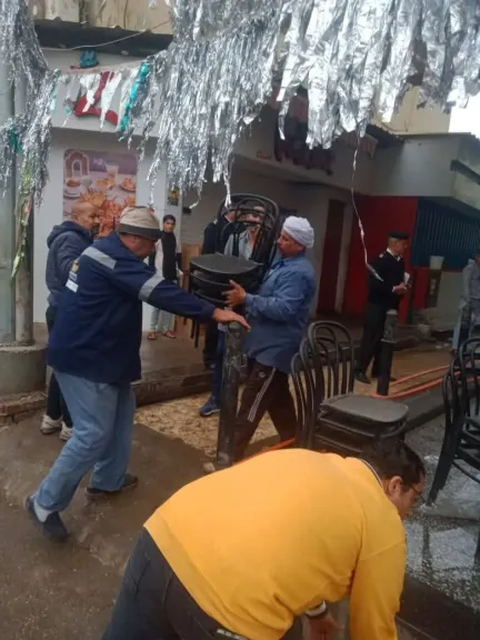 حملة مكبرة لرفع التعديات والإشغالات بشوارع المحلة الكبرى