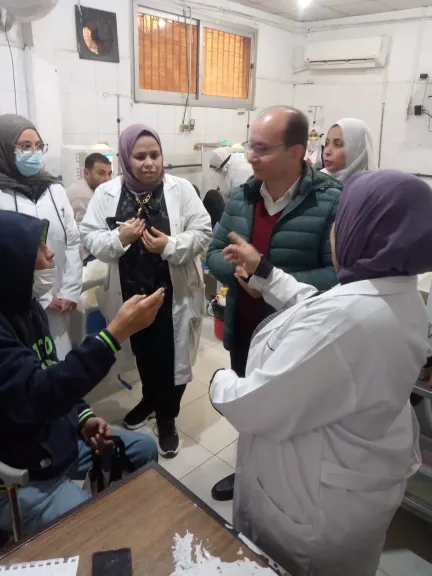 جولة تفقدية لوكيل صحة الدقهلية بمستشفى طلخا المركزي : لا تهاون في الانضباط الإداري  ..و المبنى الجديد يدخل الخدمة قبل نهاية أبريل الجاري