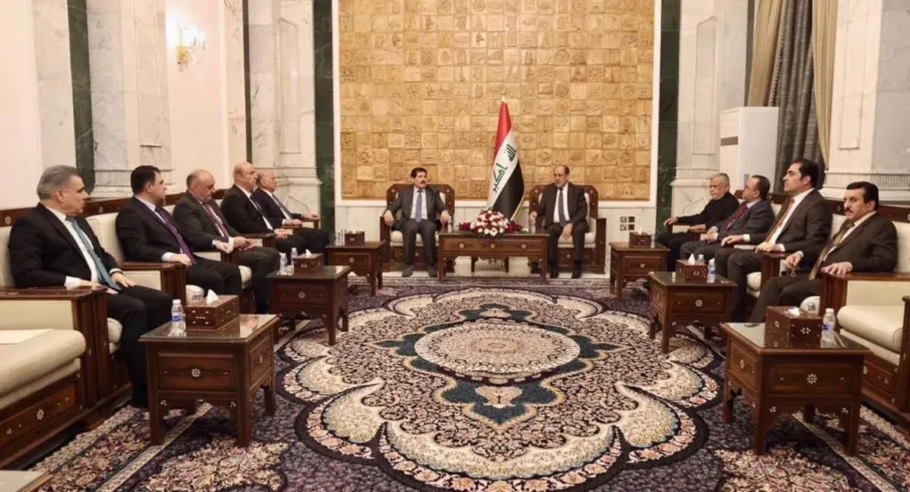 وفد من الديمقراطي الكوردستاني في بغداد لمناقشة مواجهة الهجمات على الإقليم وتشكيل الحكومة الاتحادية