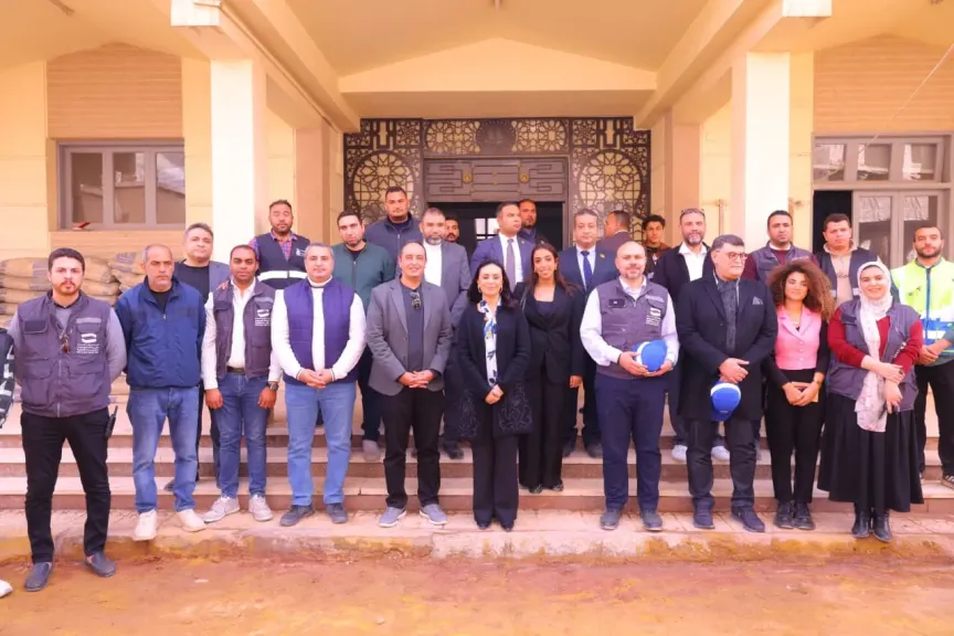 وزيرة التضامن تتفقد مقر «مركز الانتصار» للمشورة والدعم النفسي والاجتماعي للأطفال تحت الإنشاء