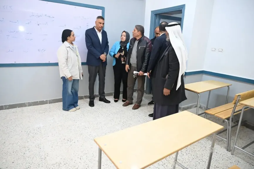 محافظ جنوب سيناء يتابع تطوير الثانوية الصناعية بوادى فيران تسهم في إعداد كوادر فنية مؤهلة