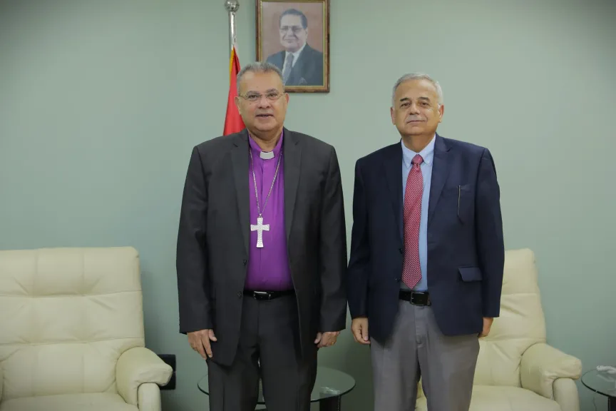 رئيس الطائفة الإنجيلية بمصر يستقبل رئيس الكنيسة المعمدانية فى الأردن