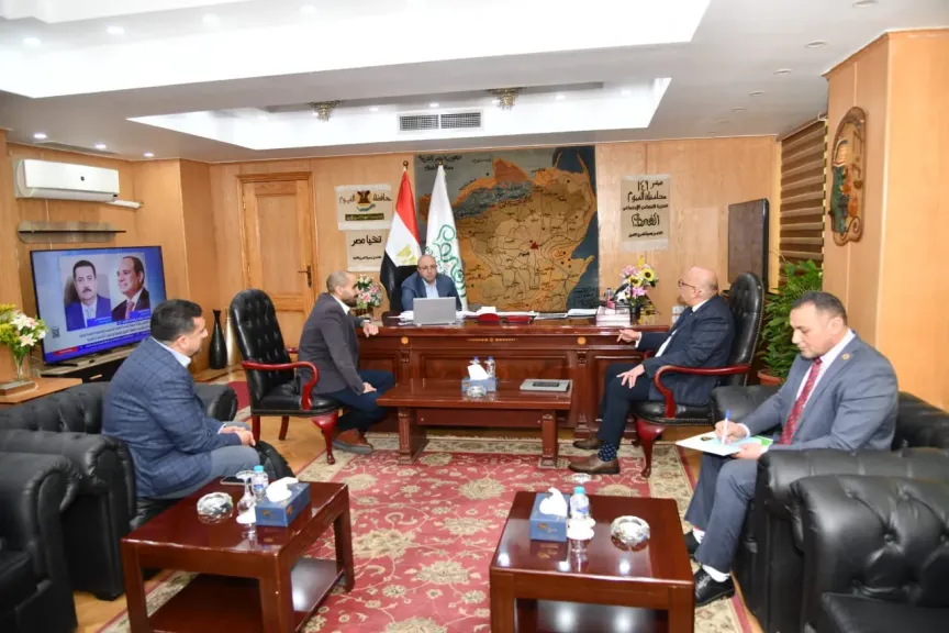 محافظ الفيوم يتابع الموقف التنفيذي للأعمال الإنشائية بمصنع ”يازاكي” للضفائر الكهربائية للسيارات