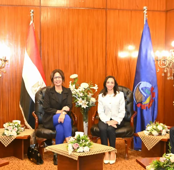 محافظ البحيرة تستقبل وزيرة الثقافة لتوقيع بروتوكول إعادة إحياء مكتبة البلدية وتفقد عددا من الصروح الثقافية