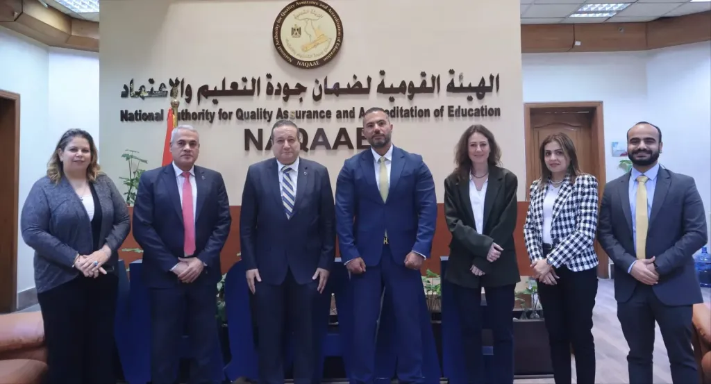 نائب رئيس البورصة المصرية يجري مباحثات مع ”الهيئة القومية لضمان جودة التعليم والاعتماد”