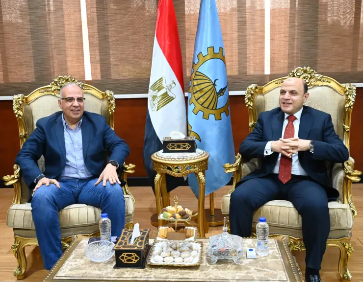 محافظ الغربية يستقبل وزير الموارد المائية والري في مستهل زيارته للمحافظة