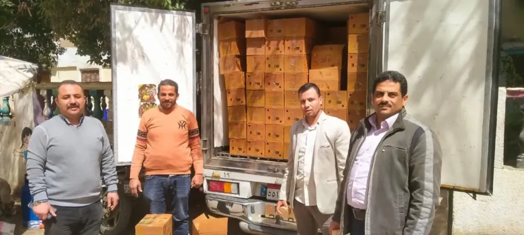 تموين الفيوم يضبط 7236 عبوة آيس كريم منتهية الصلاحية