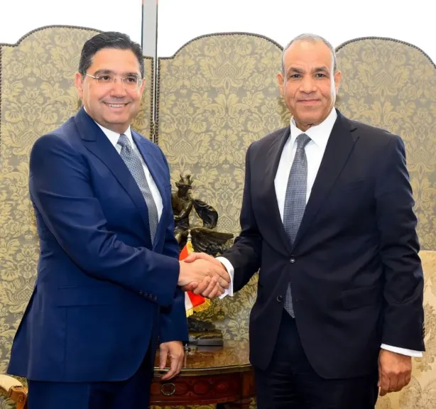 وزير الخارجية يستقبل نظيره المغربى ويبحثان تعزيز العلاقات الثنائية ومستجدات الوضع الاقليمي