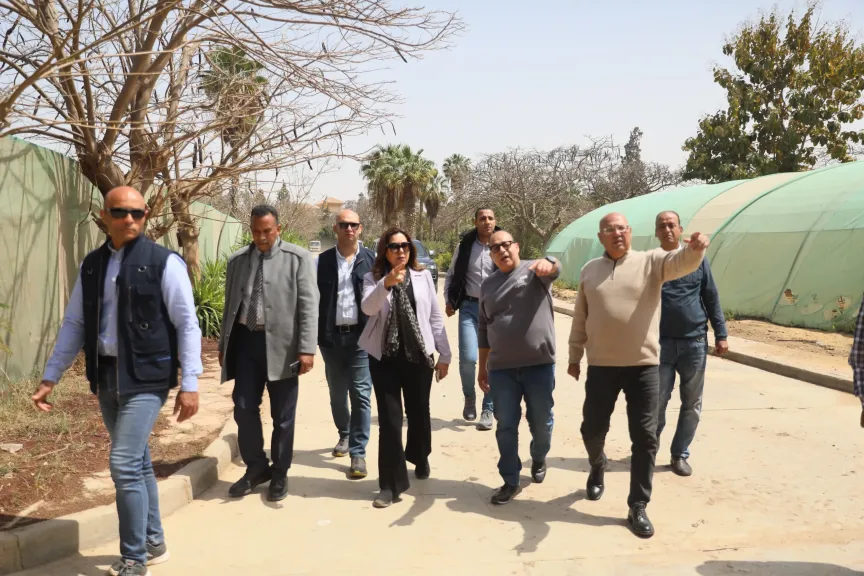 رفع كفاءة المشتل المركزي بالقاهرة الجديدة لدعم مشروعات التشجير وزيادة المساحات الخضراء