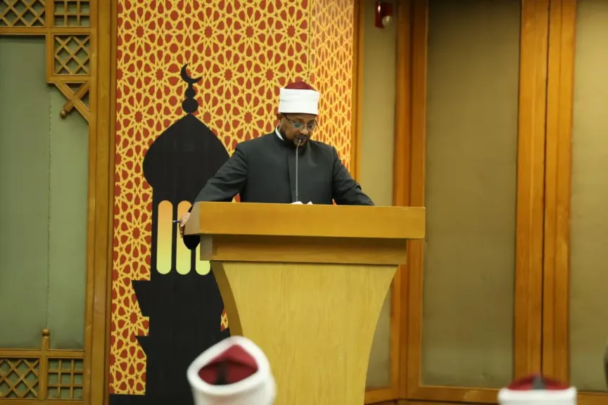 أمين عام مجمع البحوث الإسلامية خلال كلمته بحفل افتتاح برنامج هيئة كبار العلماء العلمي الموجَّه إلى أعضاء الهيئة المعاونة بجامعة الأزهر: