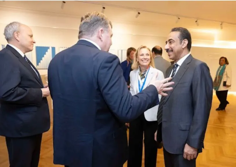 السفير  عبد الله الرحبي يشارك في افتتاح سفارة إستونيا بالقاهرة