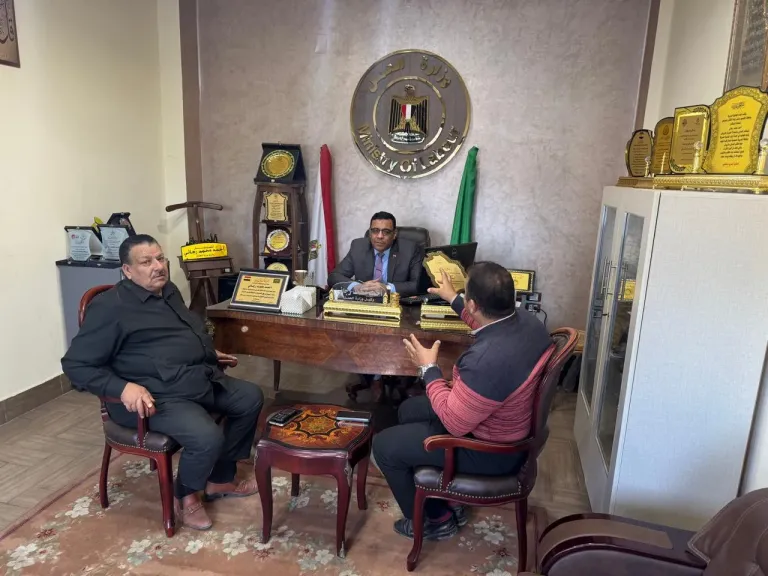 وكيل مديرية العمل بالدقهلية يستقبل وفد الاتحاد المحلي