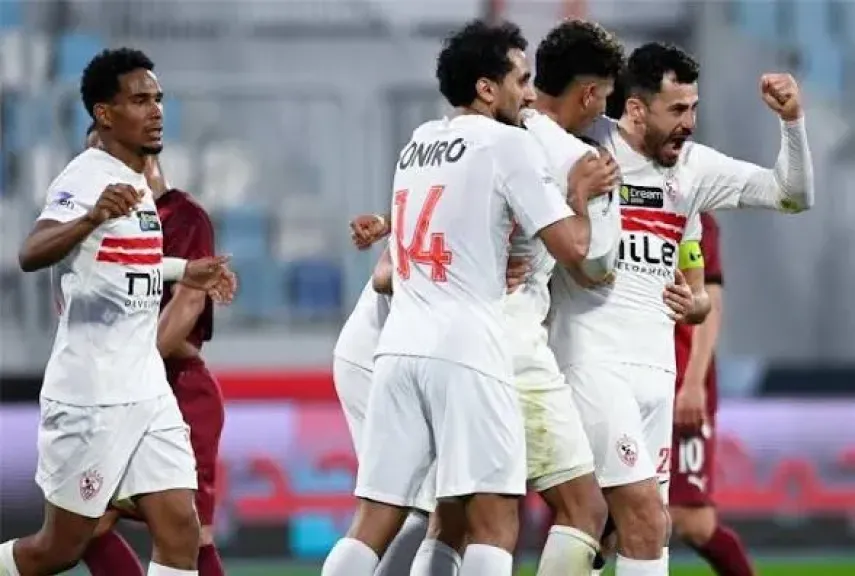 الزمالك يتفوق على شباب بلوزداد في الشوط الأول