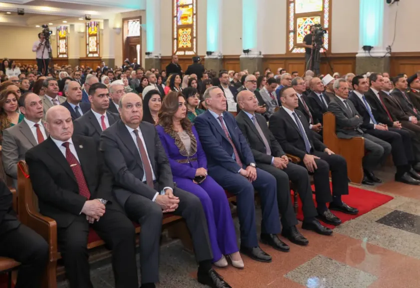 التلاحم الوطني يتجلى في احتفال الطائفة الإنجيلية بعيد القيامة بحضور وزيرة التنمية المحلية والبيئة