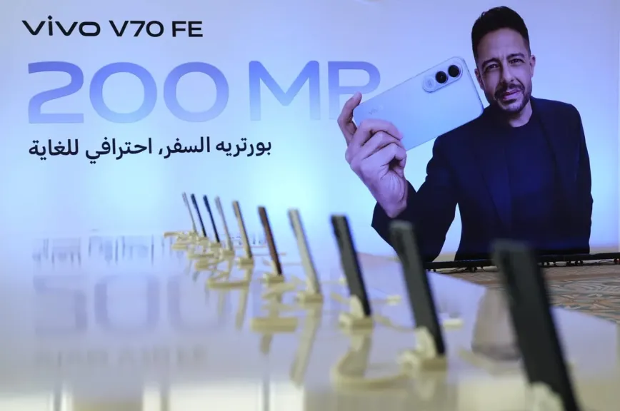 vivo تطلق هاتف V70 FE في مصر بدقة 200 ميجابكسل