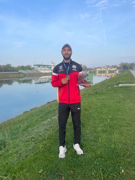 ذهبية جديدة للتجديف المصري.. محمد علاء يتوج ببطولة كرواتيا المفتوحة