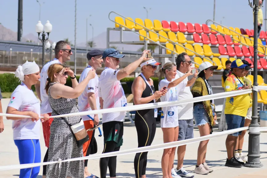 إنطلاق بطولة العالم للماسترز للسباحة بالزعانف بالمدينة الشبابية بشرم الشيخ