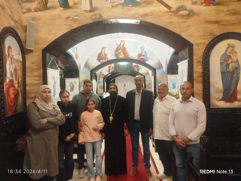 متابعة محافظ جنوب بقيام روساء المدن الى كنائس المحافظة وتهنئة جميع الاخوه الاقباط