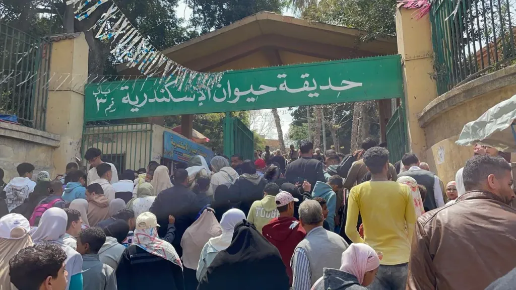 احتفالاً بشم النسيم.. حديقة حيوان الإسكندرية تتخطى 20000 زائر