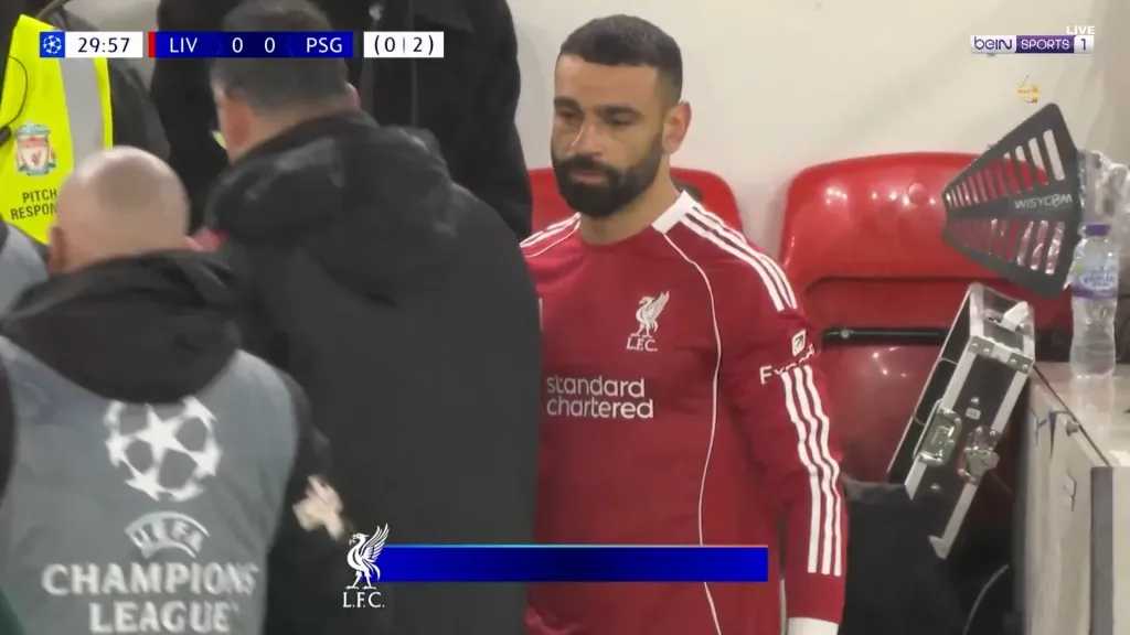 مشاركة صلاح.. التعادل السلبي يحسم الشوط الأول بين ليفربول وباريس سان جيرمان