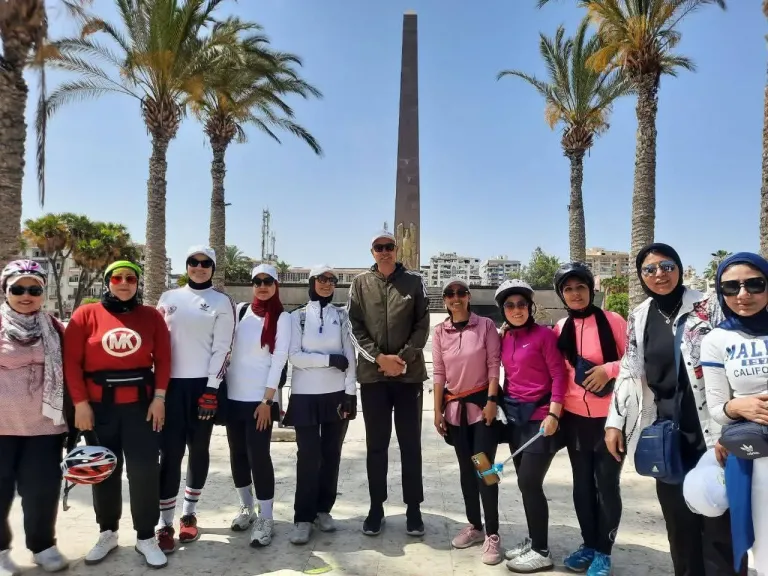 «إلهام الإسكندرانية» تُطلق مبادرة «العجلاتية» للتشجيع على قيادة الدراجات