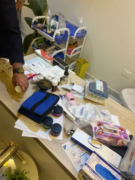 جانب من المضبوطات 