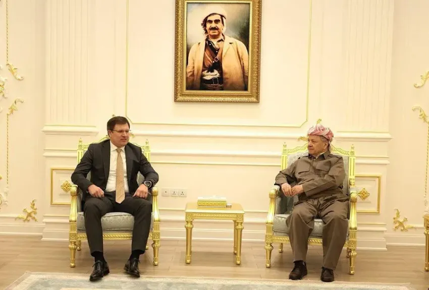 بارزاني للقنصل الروسي: كوردستان تعرض للقصف رغم عدم انحيازه لأي من أطراف الحرب