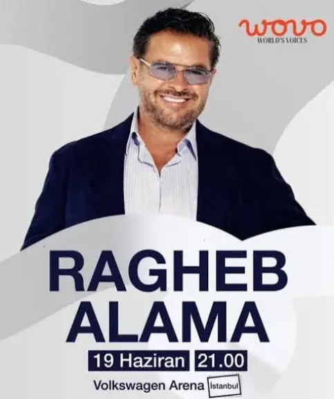 راغب علامة يلتقي بجمهوره في حفل غنائي بالعاصمة التركية إسطنبول 19 يونيو المقبل