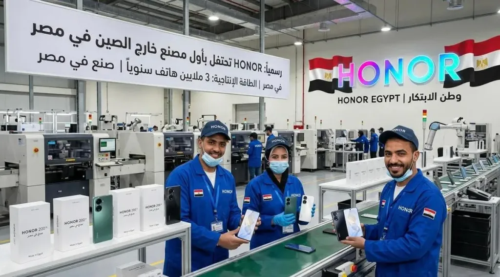 أبرز 7 معلومات عن مصنع هونر للهواتف الذكية بالعاشر من رمضان
