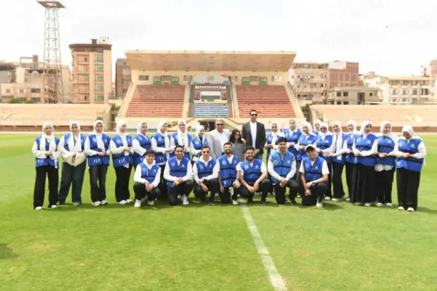 محافظ الدقهليه ووزير الشباب والرياضة يتفقدان اعمال التطوير الجاريه باستاد المنصورة الرياضي ونزل الشباب