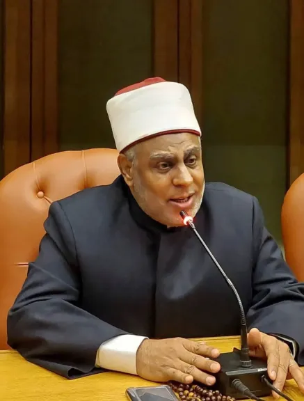 مفتي الجمهورية يهنئ الأستاذ الدكتور أحمد الشرقاوي لتكليفه القيام بعمل رئيس قطاع المعاهد الأزهرية