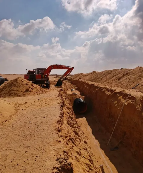 وزيرة الإسكان تتابع موقف تنفيذ مشروعات المرافق والطرق بالمناطق الصناعية في مدينة أكتوبر الجديدة