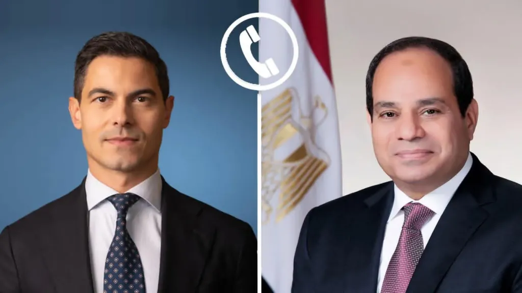 الرئيس عبد الفتاح السيسي يتلقى اتصالا هاتفيا من روب يتن رئيس الوزراء الهولندي