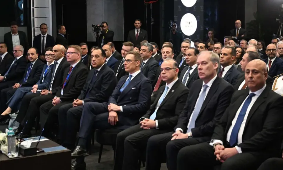 وزير الاستثمار  يلقي كلمة رئيسية بالمنتدي المصري الفنلندي بحضور الرئيس الفنلندي ورئيس الوزراء المصري