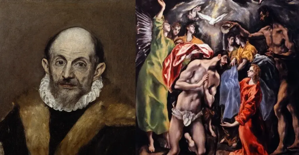 الذكاء الاصطناعي يعيد كتابة تاريخ الفن: هل رسم إل غريكو “معمودية المسيح” بيده؟