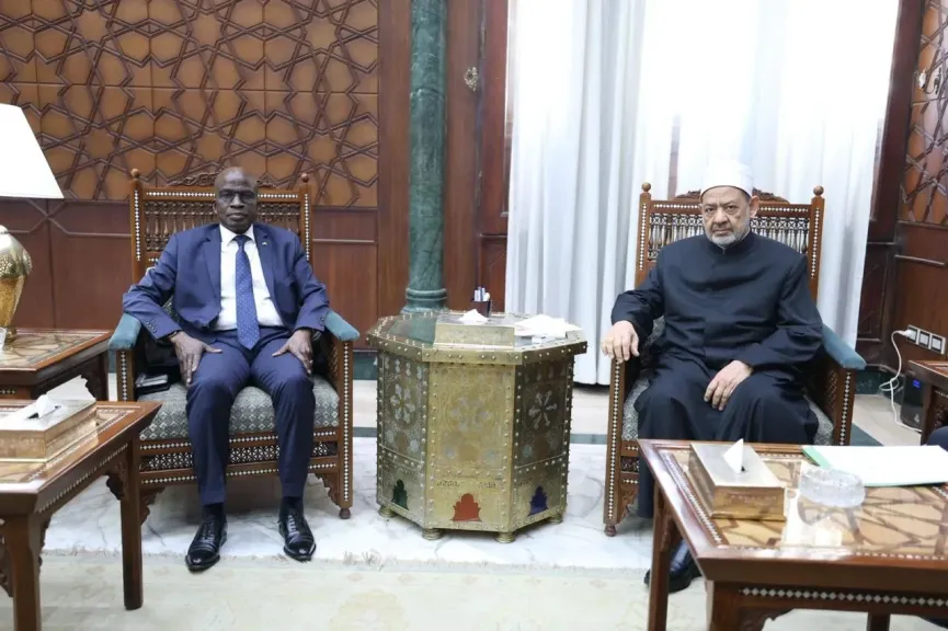 شيخ الأزهر يستقبل سفير مالي ويؤكد استعداد الأزهر لزيادة المنح الدراسية وتدريب أئمة مالي