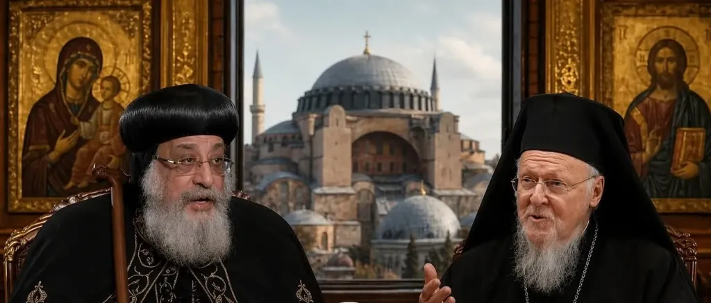 ”للمرة الأولي” البابا تواضروس يزور مقر البطريركية المسكونية بإسطنبول