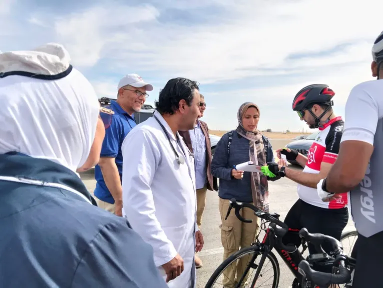 الرعاية الصحية تؤمّن أبطال الدراجات في السويس بخطة طبية متكاملة ومعايير عالمية