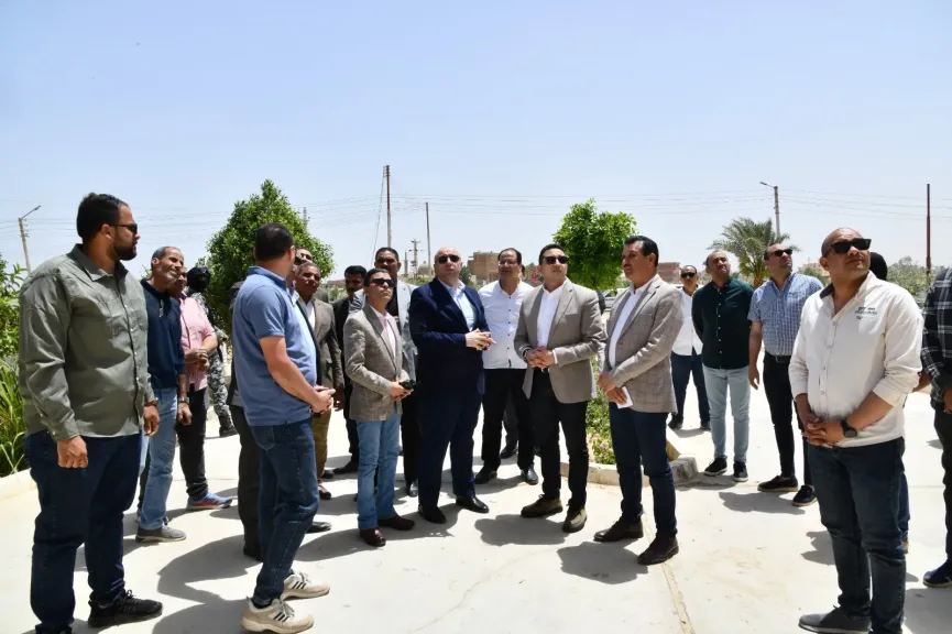 محافظ الفيوم يتفقد أعمال نقطة إطفاء تونس وتكاسي حنا حبيب