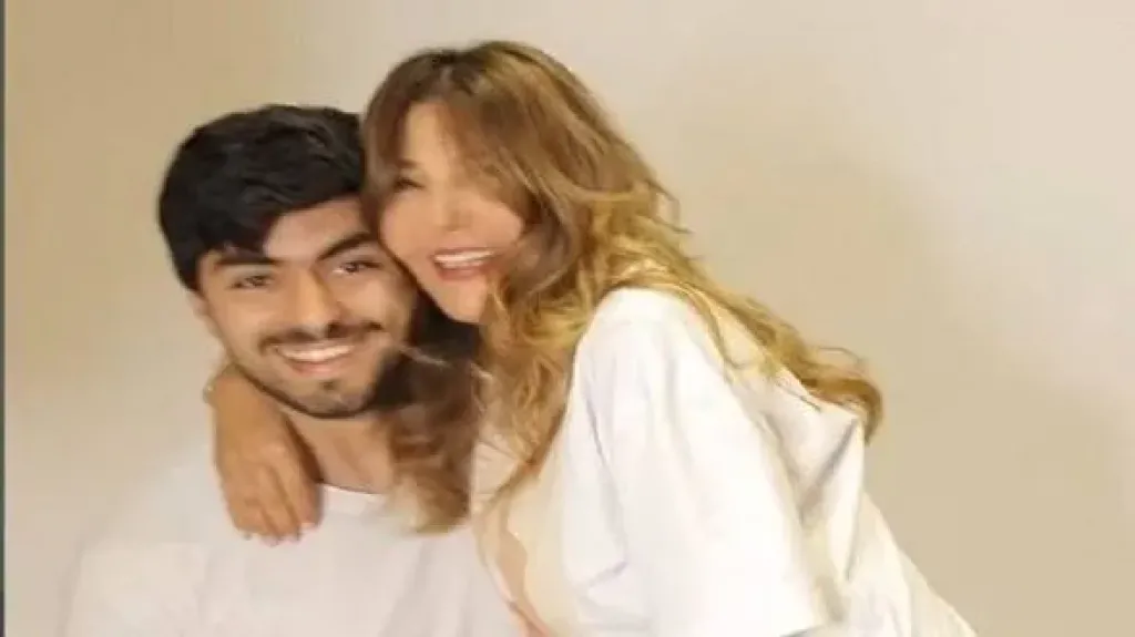 سميرة سعيد ونجلها شادي 