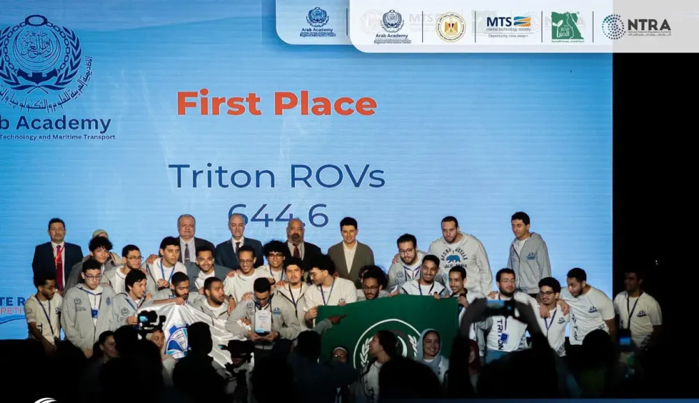الأكاديمية العربية بطلاً لإقليمية الغواصات الآلية للمرة الثانية على التوالي