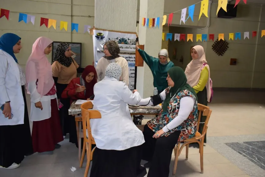 «الرعاية تبدأ منك».. تمريض العاصمة تطلق قافلة صحية لتعزيز وعي المرأة