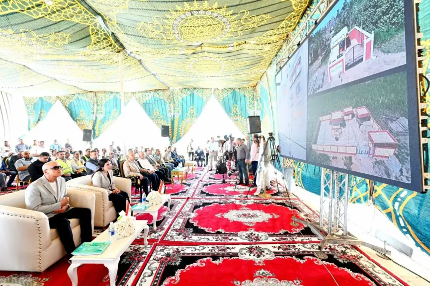 وزيرة الإسكان ومحافظ الأقصر يتابعان منظومة مياه الشرب والصرف الصحي ومشروعات المبادرة الرئاسية «حياة كريمة» بالمحافظة